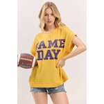 Sewn and Seen Sewn and Seen Game Day Ribbed Knit Top