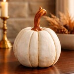 Wholesale Home Decor White Pumpkin 6x7