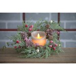 Wholesale Home Decor Christmas Eve Candle Ring 4.5”