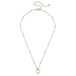 Canvas Canvas Style Celia Dainty Charm Necklace Base Shiny Gold