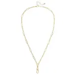 Canvas Canvas Style Annie Multi Link Charm Necklace Base Shiny Gold