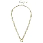 Canvas Canvas Style Celia 3-Row Dainty Charm Necklace Base Shiny Gold