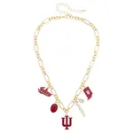Canvas Canvas Style Indiana Hoosiers Gameday Charm Necklace