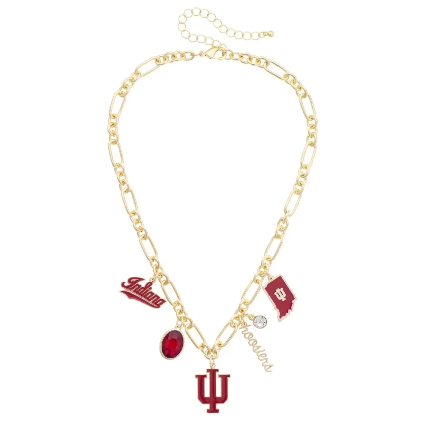 Canvas Canvas Style Indiana Hoosiers Gameday Charm Necklace