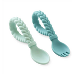 Itzy Ritzy Itzy Ritzy Sweetie Spoon and Fork Set Mint