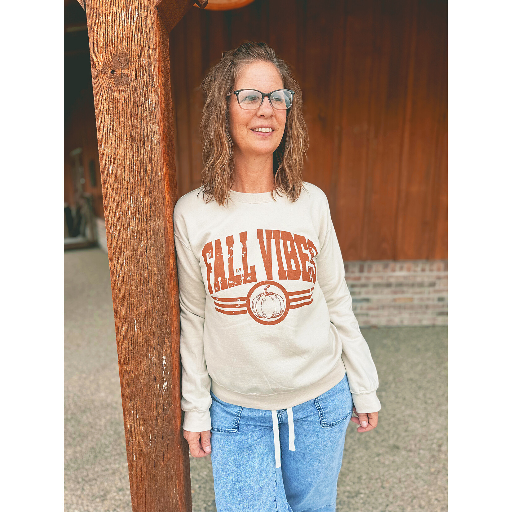 Chloe vs Tank Chloe vs Tank Fall Vibes Crewneck