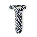 Mayday Mayday Charm Alarm 2-in-1 Emergency Escape Hammer Zebra