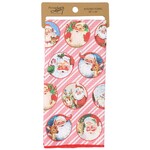 Primitives By Kathy Retro Santa Faces Kitchen Towel