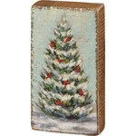 Primitives By Kathy Cardinal Tree Block Sign