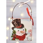 Primitives By Kathy Retro Snowman Ornament Style 1