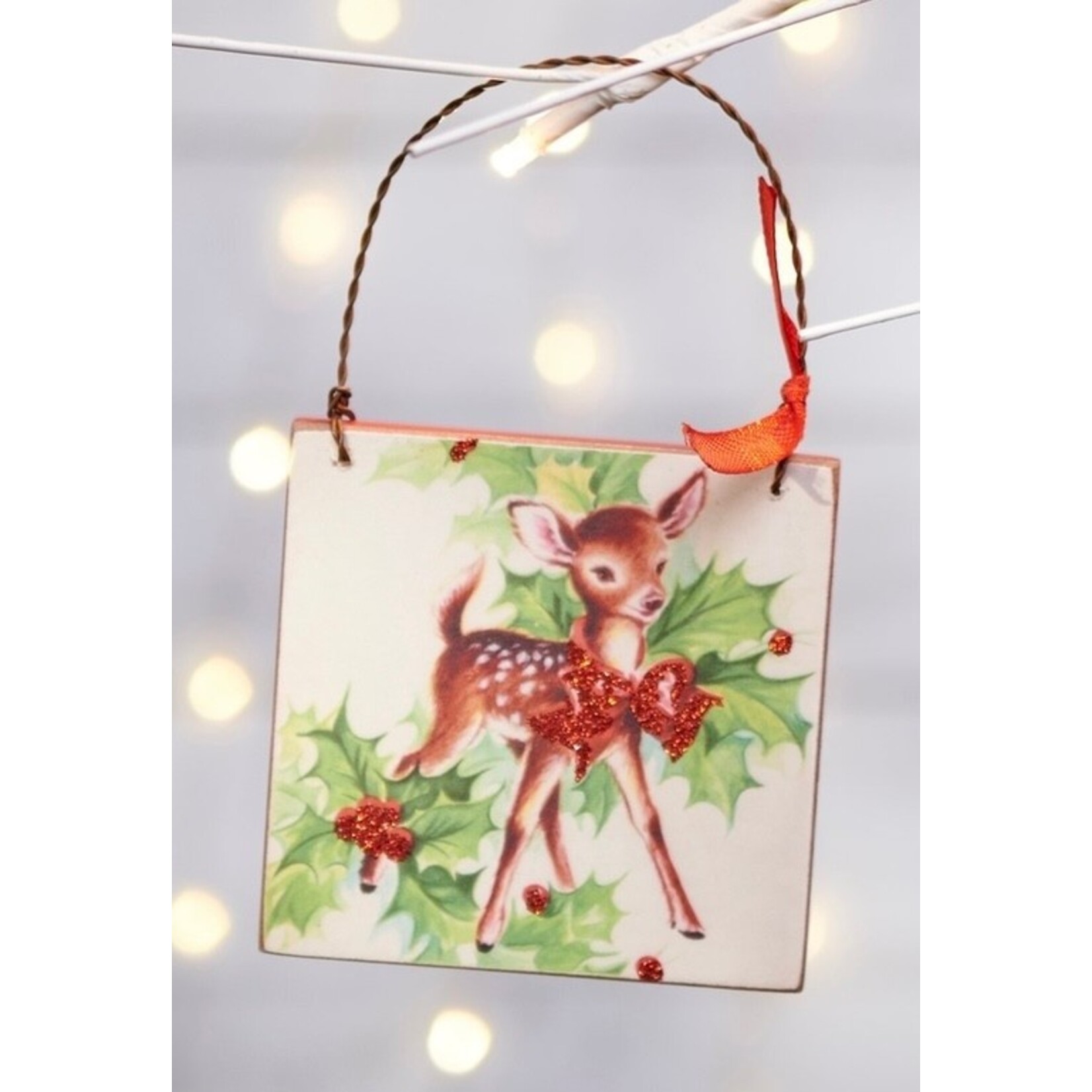 Primitives By Kathy Retro Reindeer Ornament Style 1