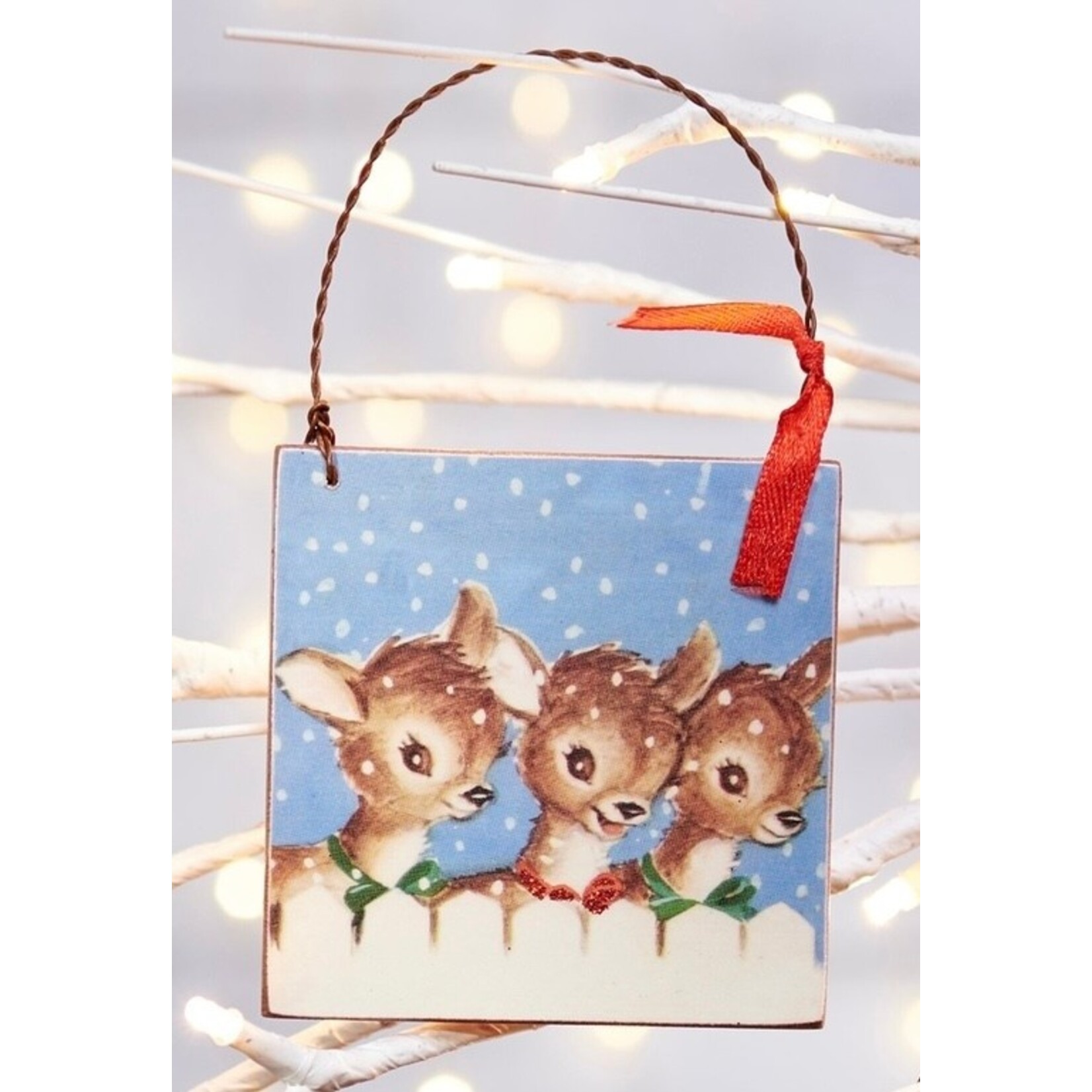 Primitives By Kathy Retro Reindeer Ornament Style 2