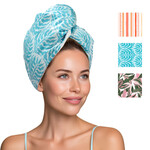 Lemon Lavender Lemon Lavender Reversible Satin Hair Towel
