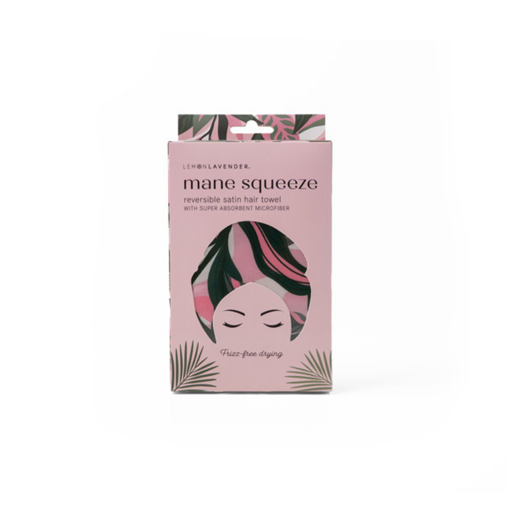 Lemon Lavender Lemon Lavender Reversible Satin Hair Towel