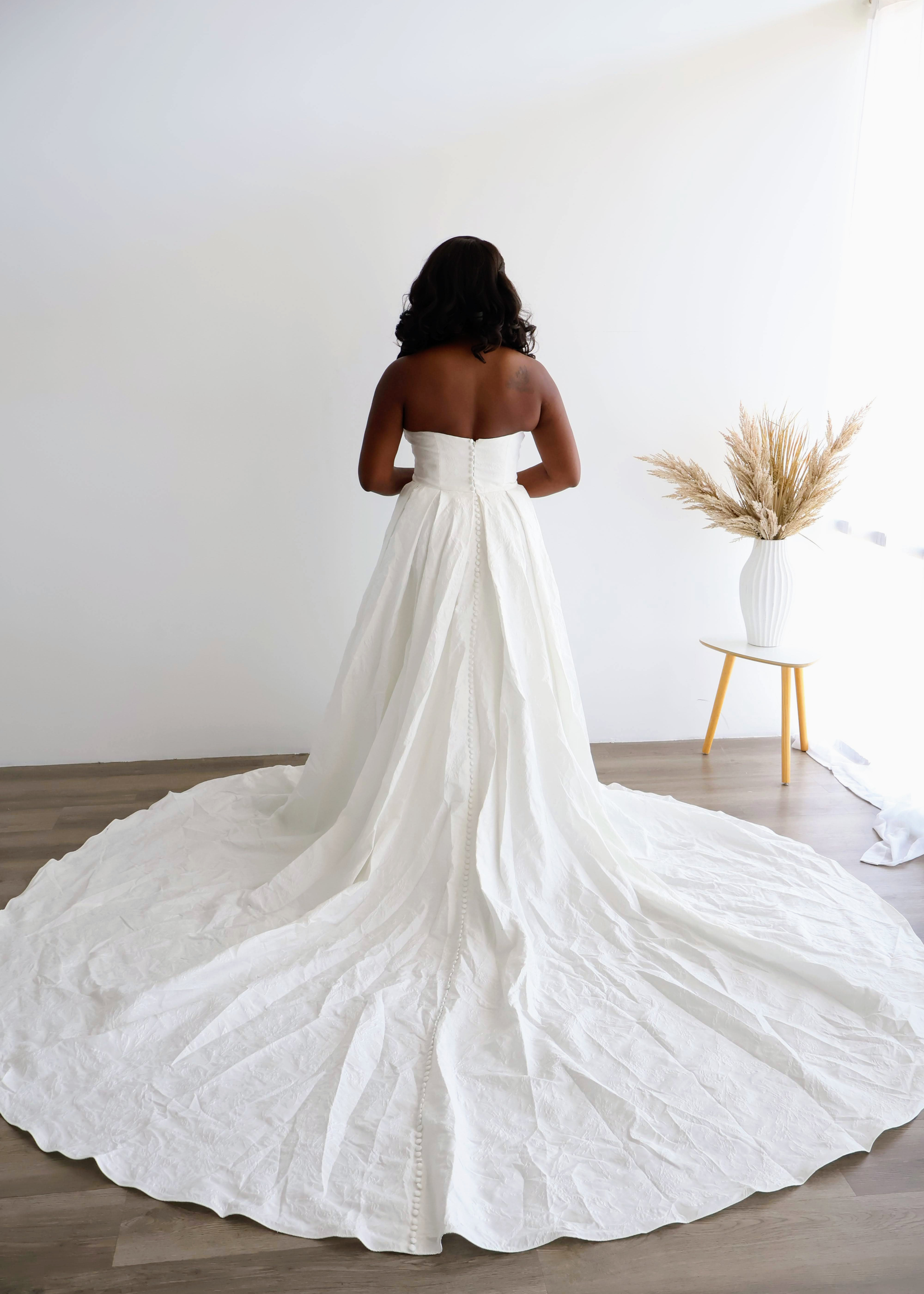 Everly Bridals Style 2219 Brocade