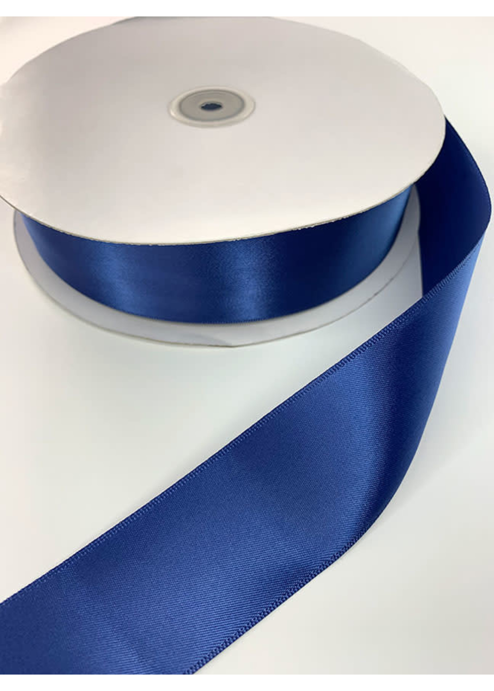 13mm Wide French Blue Satin Ribbon 10 METER ROLL of Narrow Double Faced  Satin Ribbon Dusky Blue Colour 1/2 Inch Wide 