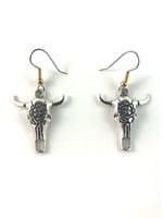 Buffalo Skull Earrings (SOLD)