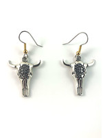 Buffalo Skull Earrings