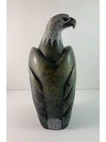 Howard Moose Soapstone Carved Eagle Head Turned Right (SOLD)