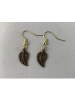 Earrings Bronze Leaf (SOLD)