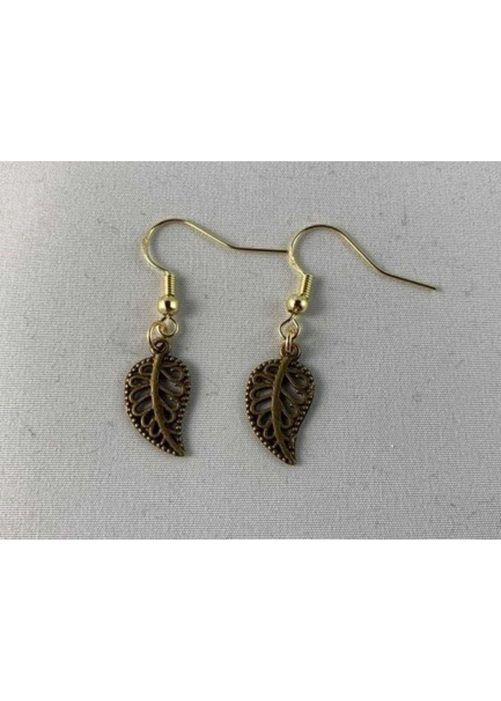 Earrings Bronze Leaf (SOLD)