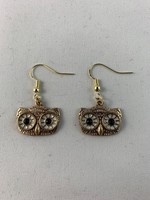 Earrings Owl Faces