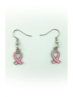 Earrings Breast Cancer Symbol