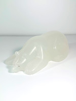 Howard Moose Alabaster Carved Lazy Bear (SOLD)