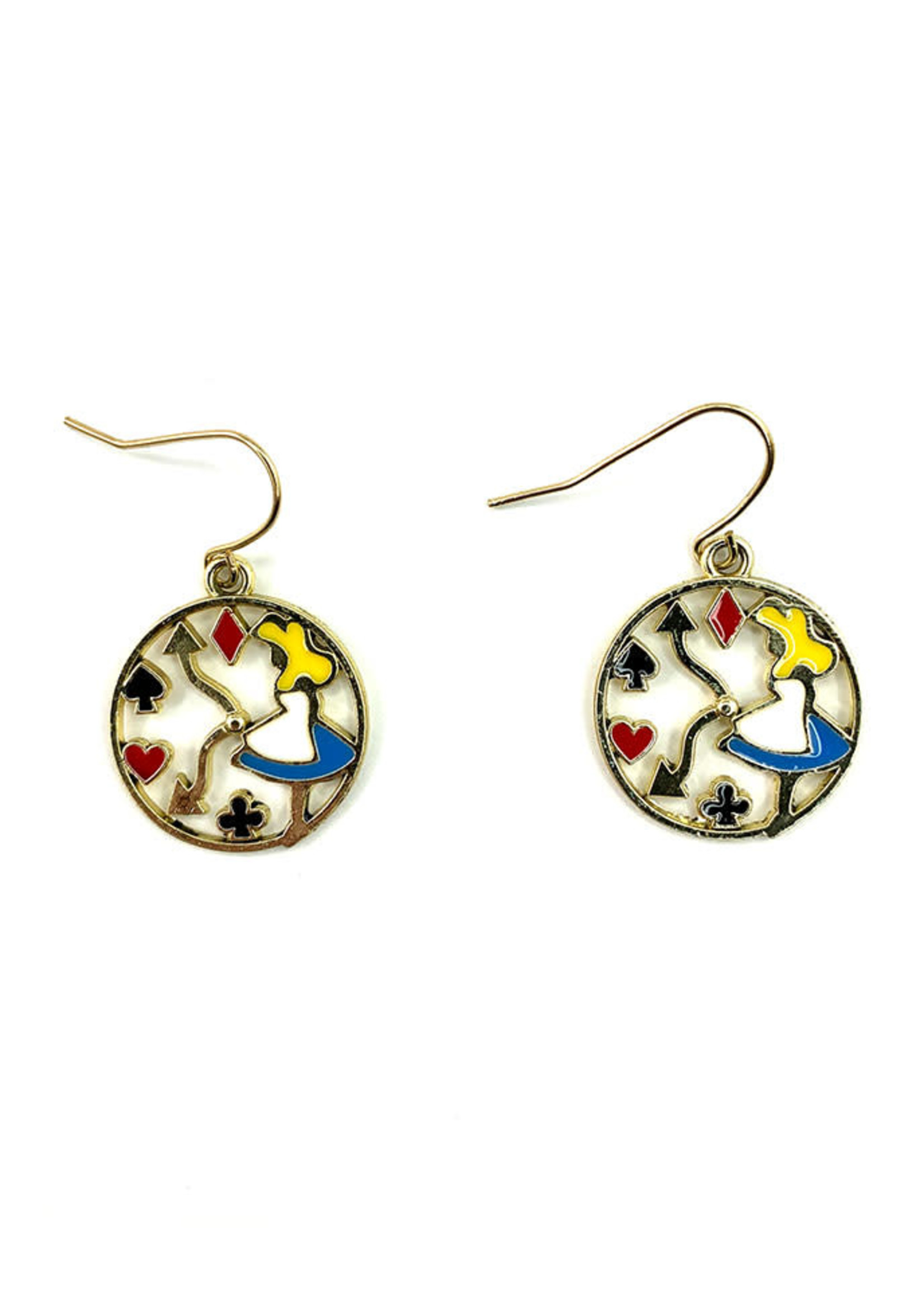 Earrings Alice Clock