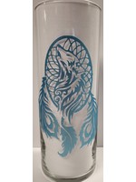 Sparkle Blue Wolf Dream Catcher Vase (SOLD)