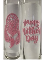 Pink Wolf Dream Catcher Vase - Mother's Day