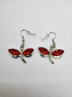 Red Dragonfly Earrings