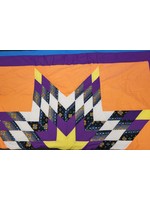 Starblanket - Queen Size (Blue/Purple/Yellow/Orange/Dark Print)