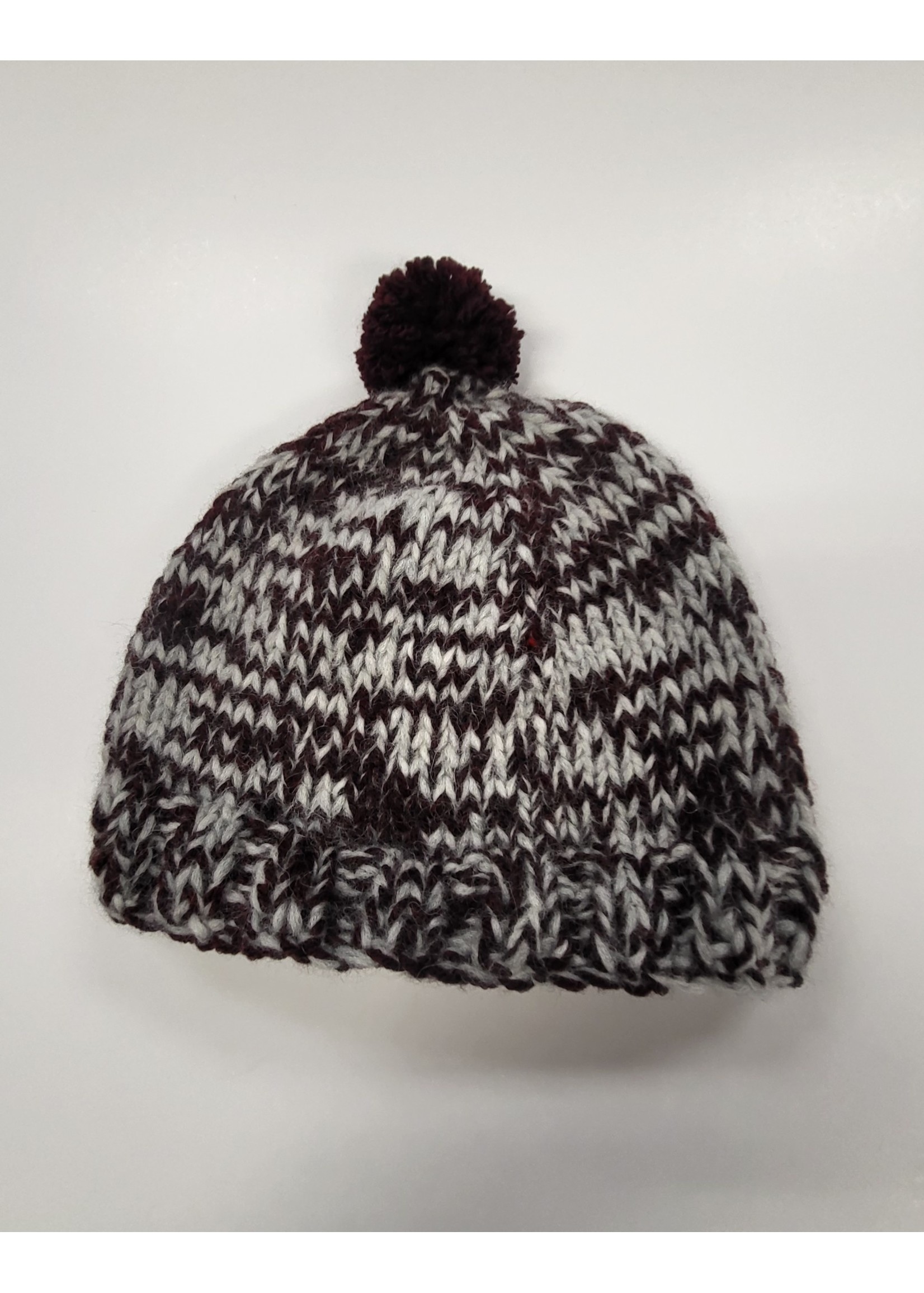 Knitted Toque Gray/Brown