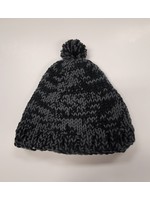 Knitted Toque Dark Gray/Black