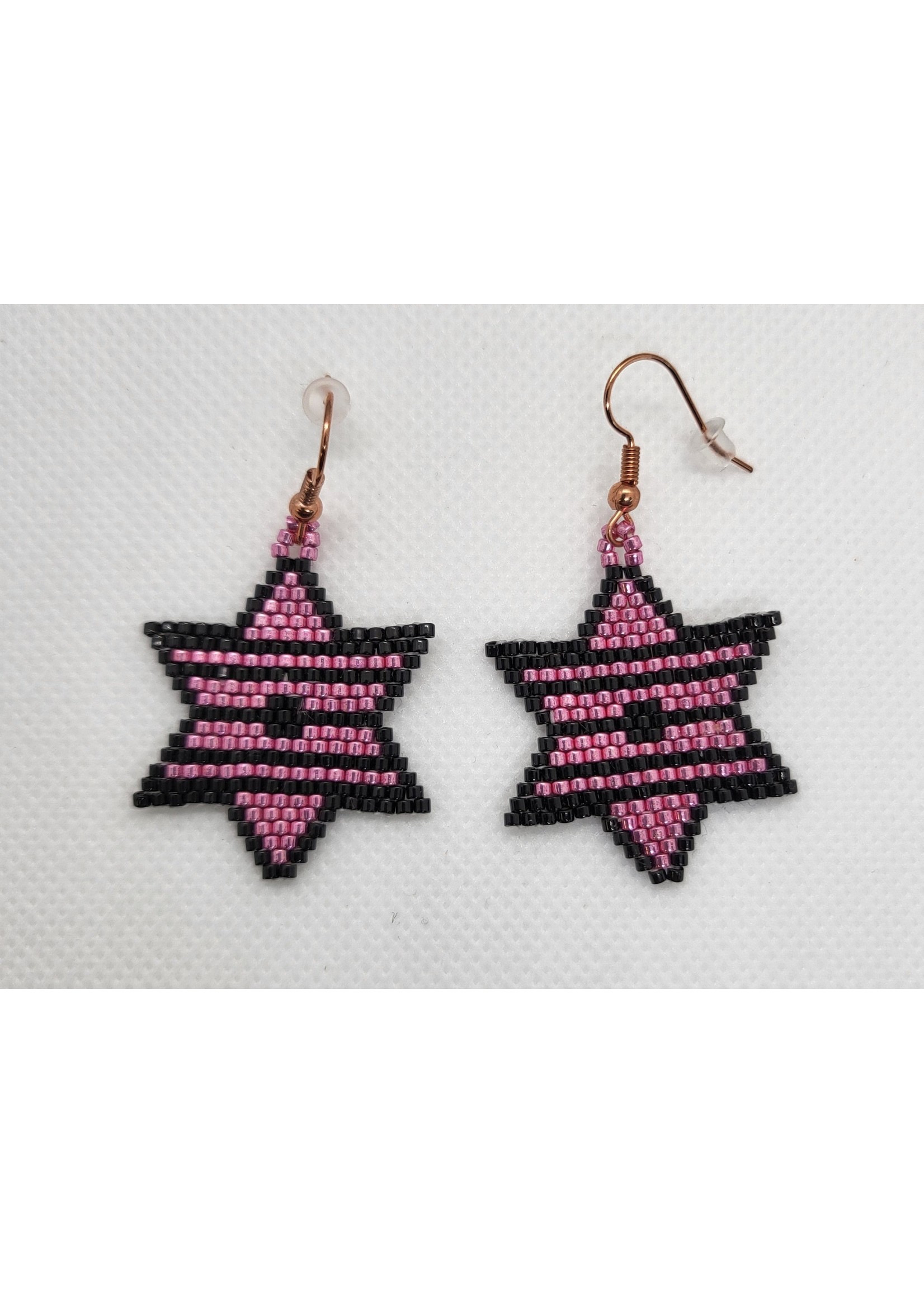 Beaded Pink Star