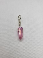 Pink Natural Stone in Silver Setting