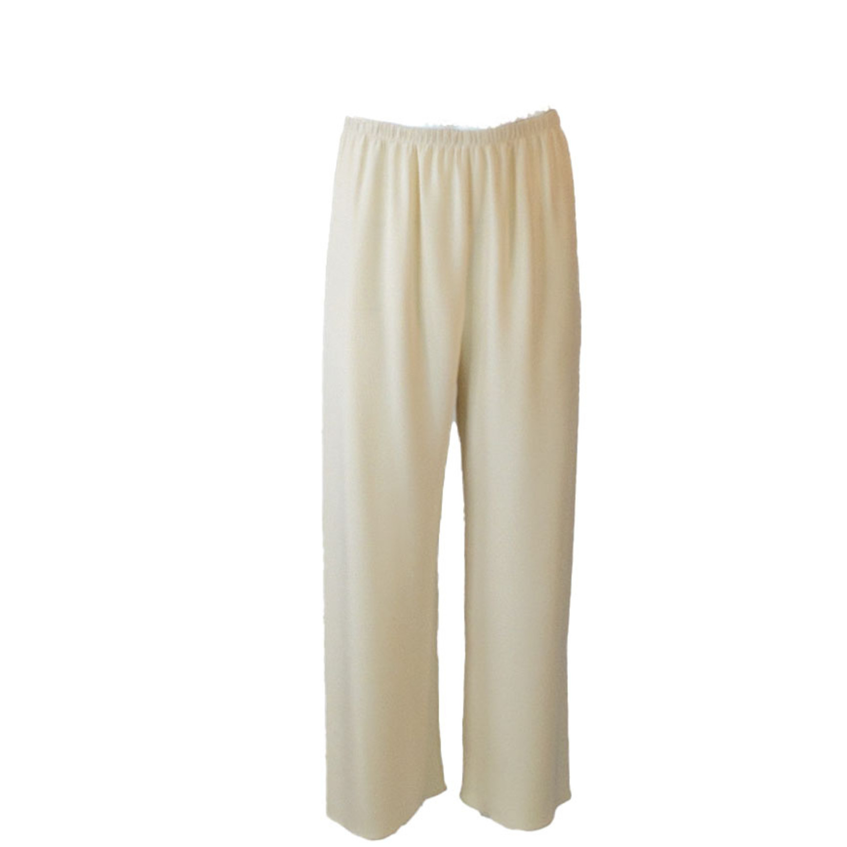 PETER COHEN Silk Cropped Pull-on Pants