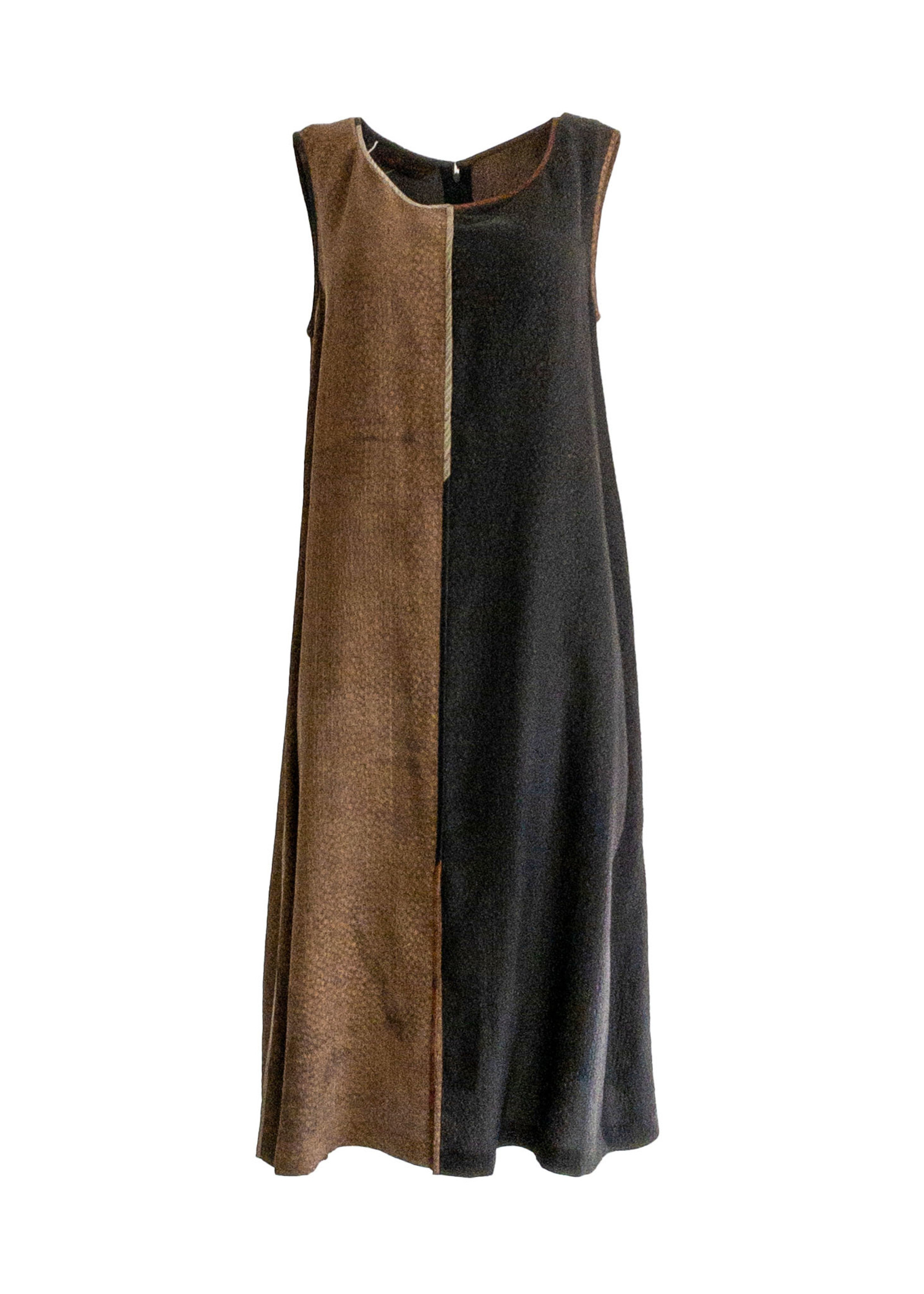 SOPHIE HONG Silk Two-Toned Dress