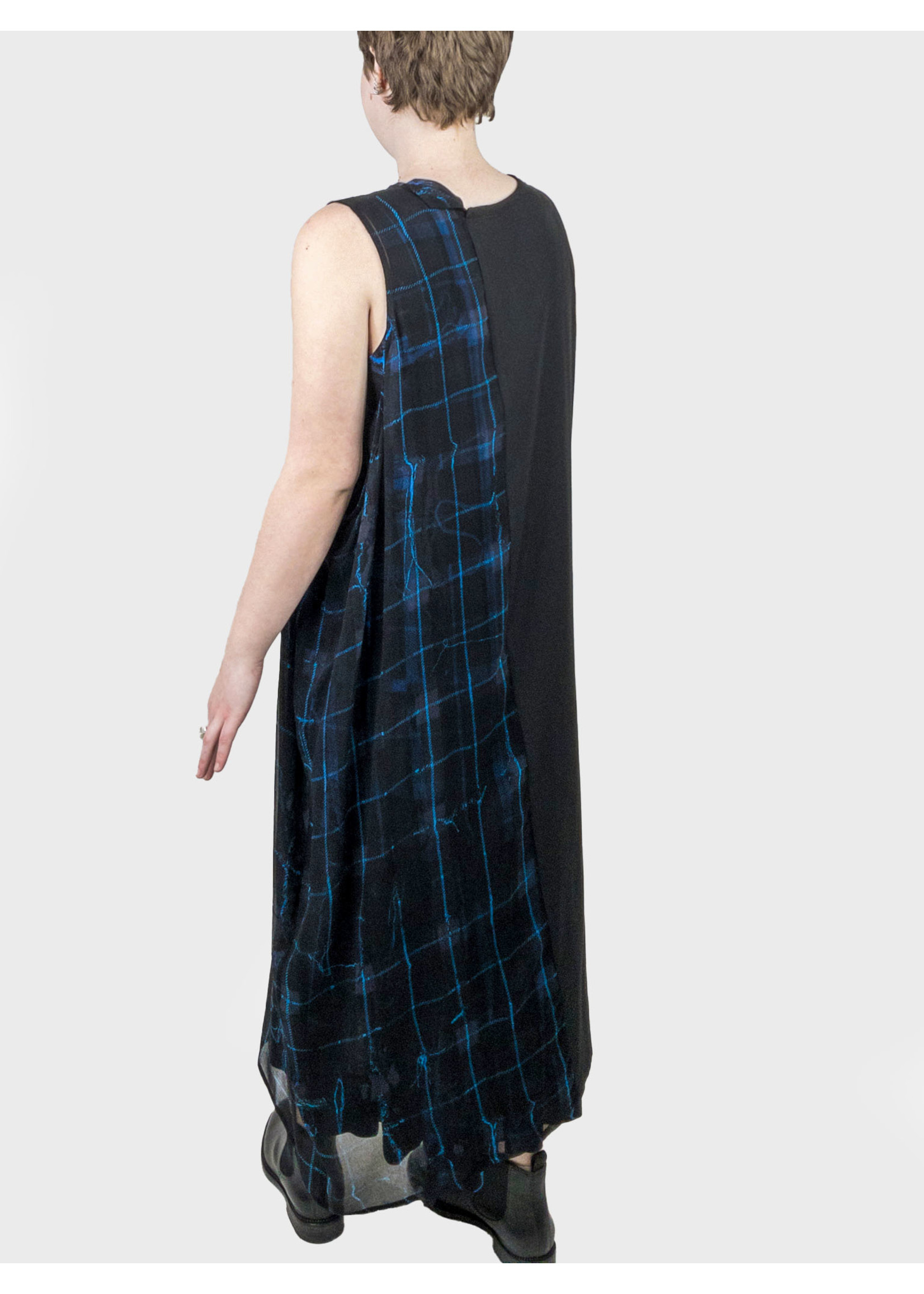 Y's Check Left Layered Dress