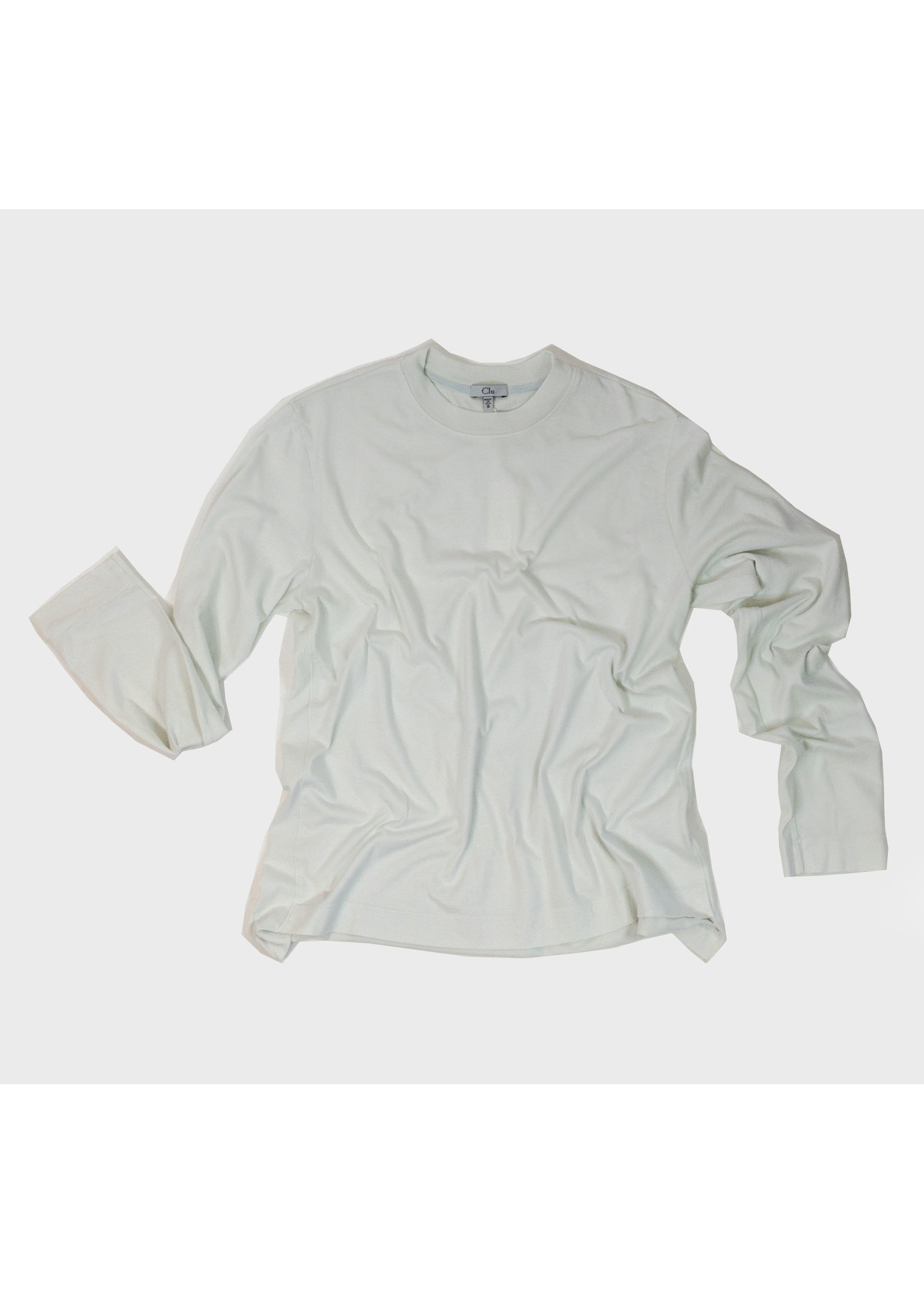 CLU Elongated Back, Long-Sleeve Garment Dyed T-Shirt