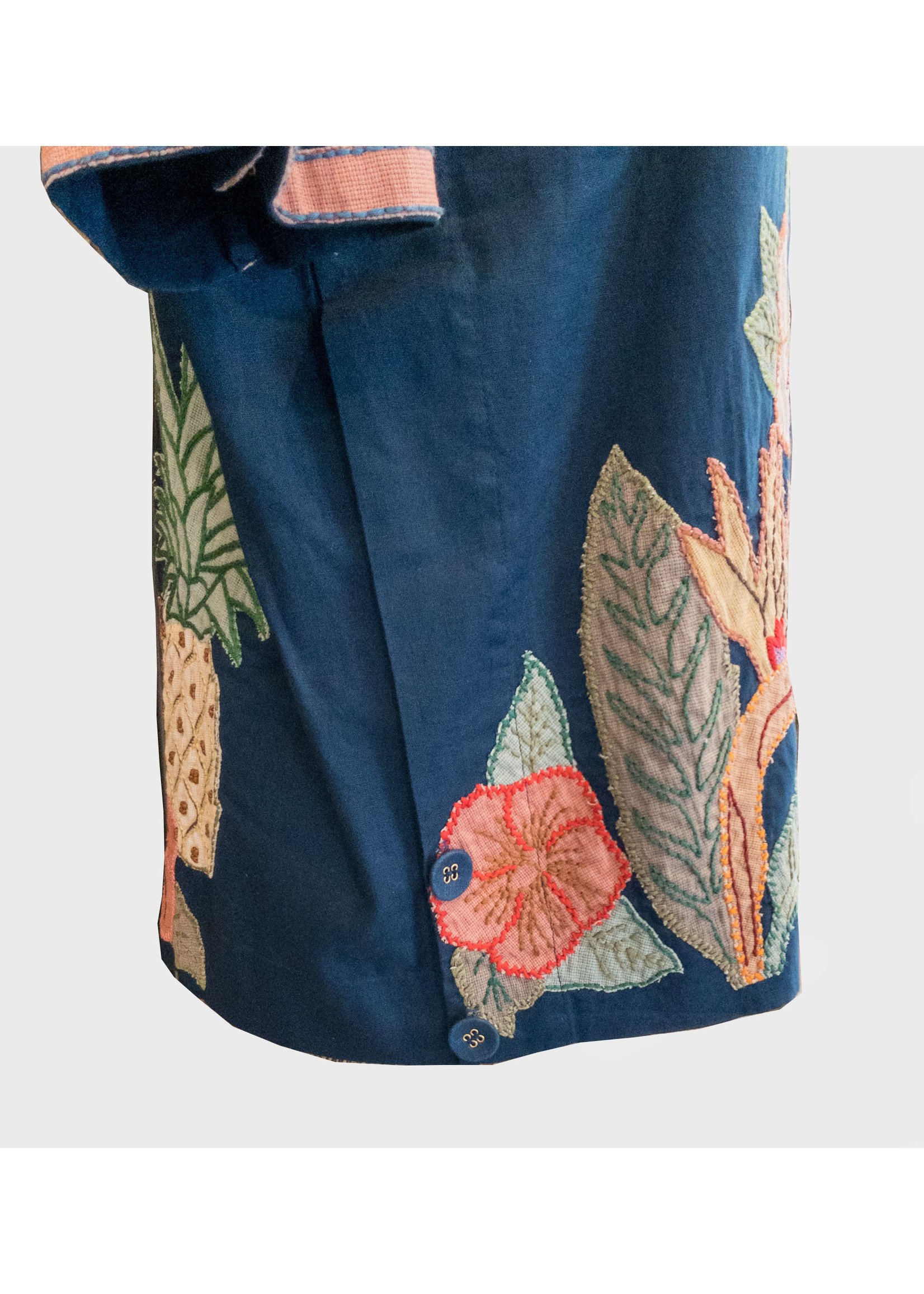 TALKING CLOTH BY SANCHITA Hawaiian Patchwork Shirt