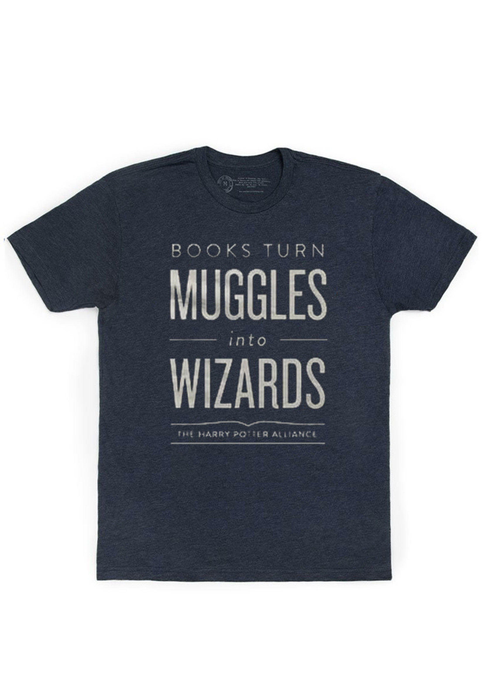 Out of Print Books Turn Muggles Into Wizards T-Shirt - Adult Unisex