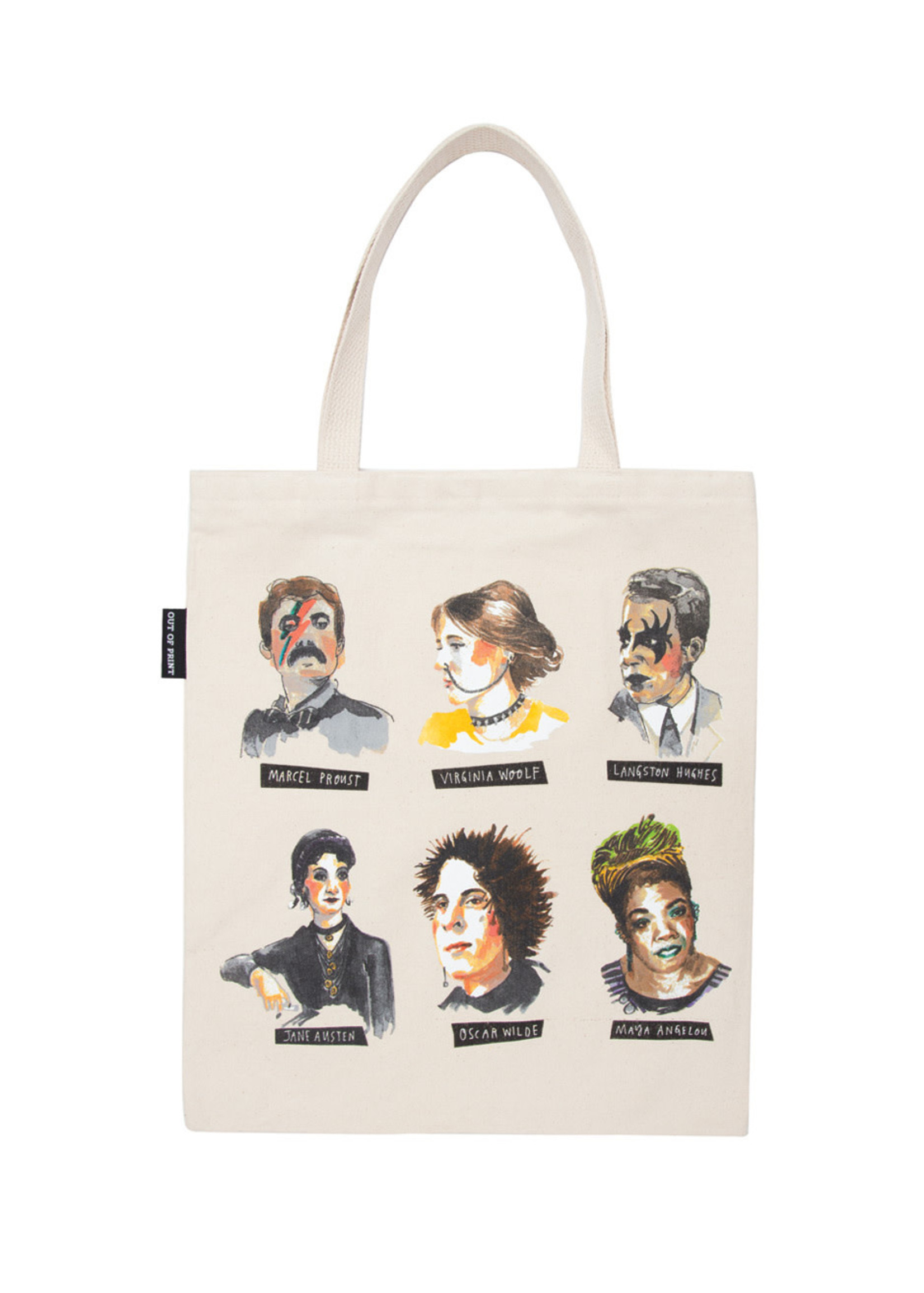 Out of Print Punk Rock Authors Tote
