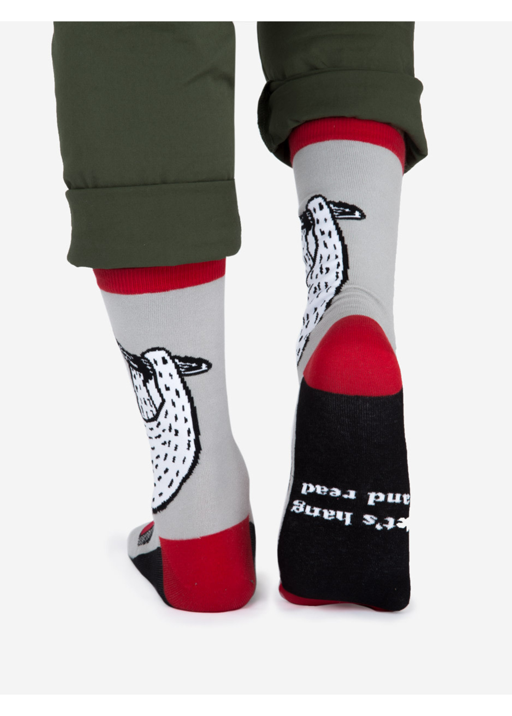 Out of Print Book Sloth Socks - Adult