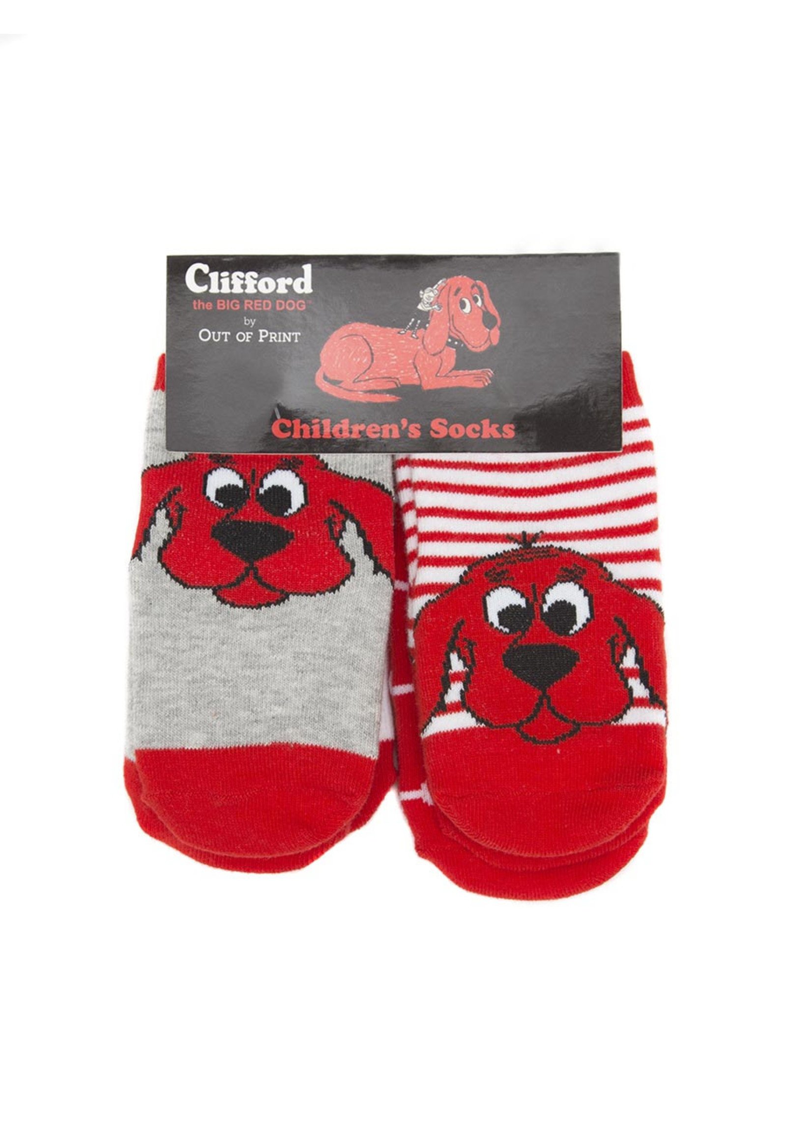 Out of Print Clifford Socks - Kids, Pack of 4