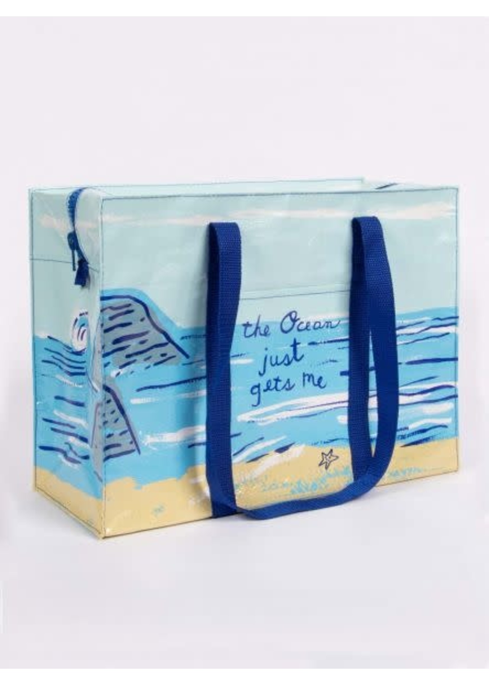 Blue Q Ocean Gets Me Shoulder Tote