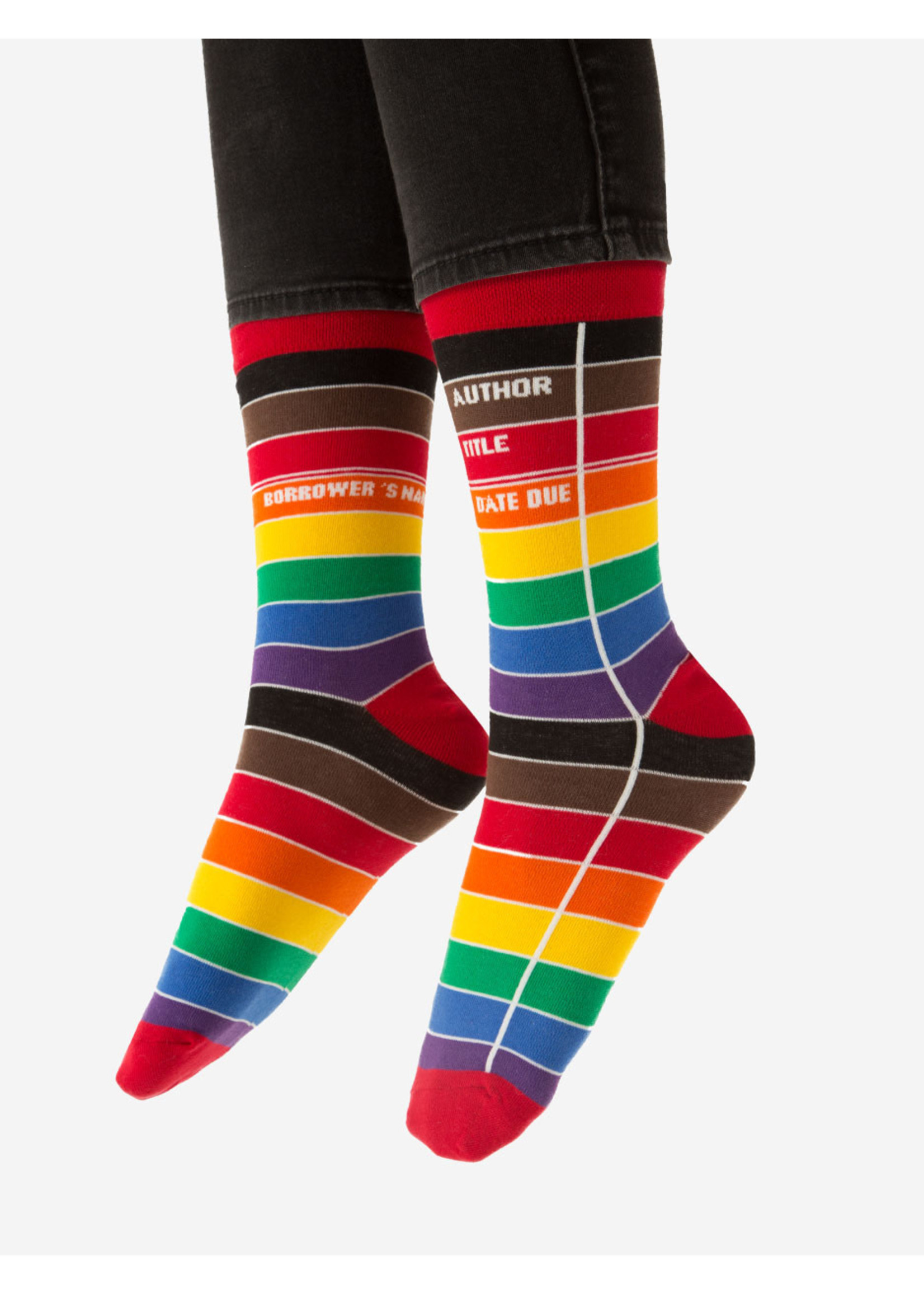 Out of Print Library Pride Socks