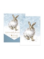 Wrendale Designs Winter Hare Notecard set - 8 cards