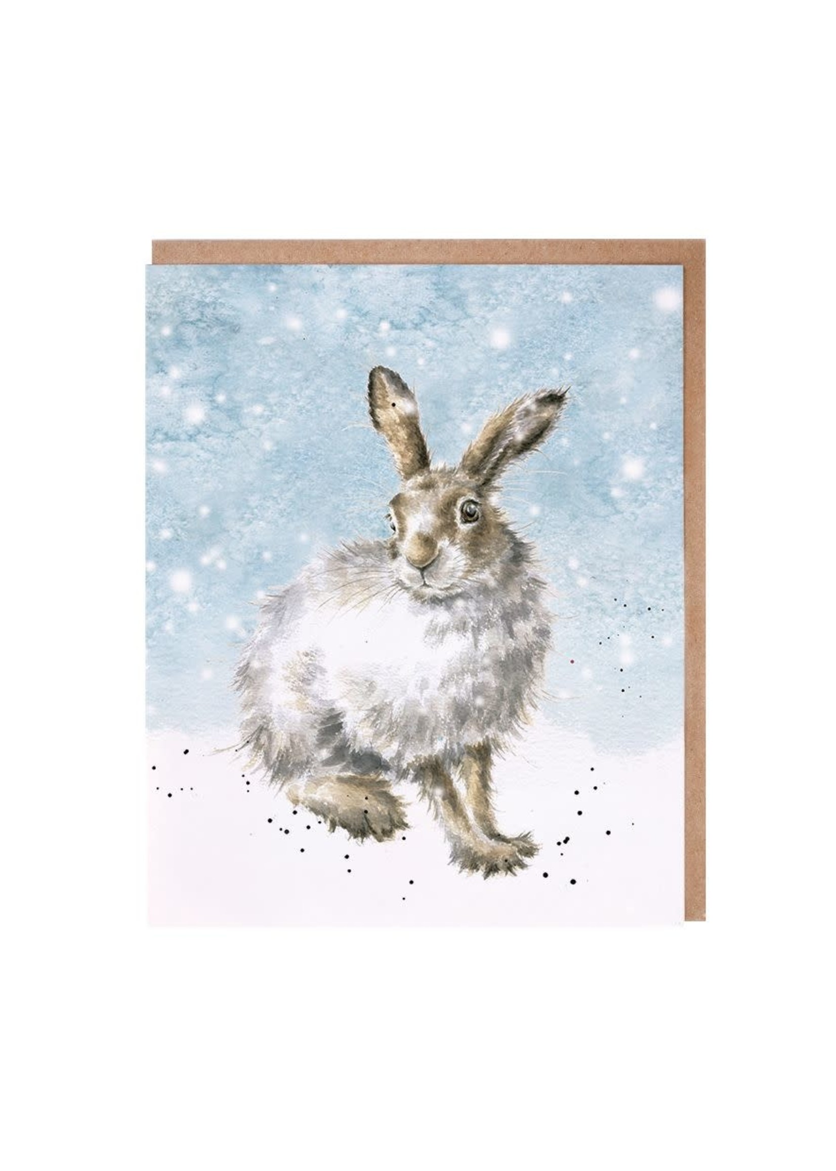 Wrendale Designs Winter Hare Notecard set - 8 cards